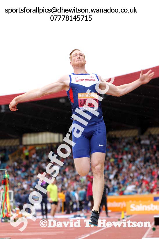 Mens long jump, Sainsbury's British Champs, Alexander Stadium, Birmingham. Photo: David T. Hewitson/Sprts for All Pics